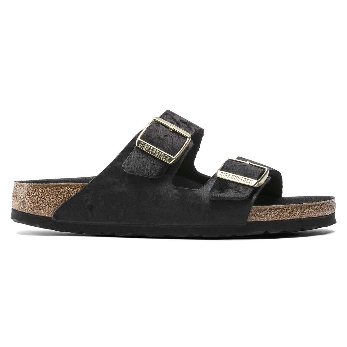 Birkenstock Arizona Textile Two Strap Sandals Black | XMIbjqnqDYA