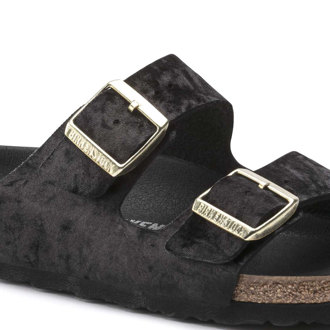 Birkenstock Arizona Textile Two Strap Sandals Black | XMIbjqnqDYA