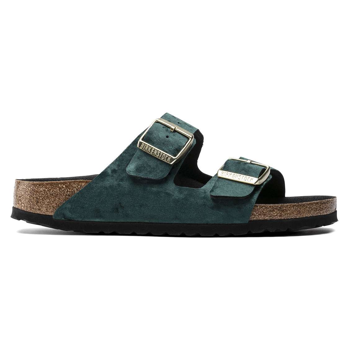 Birkenstock Arizona Textile Two Strap Sandals Green | wJg9Hq3T8xY