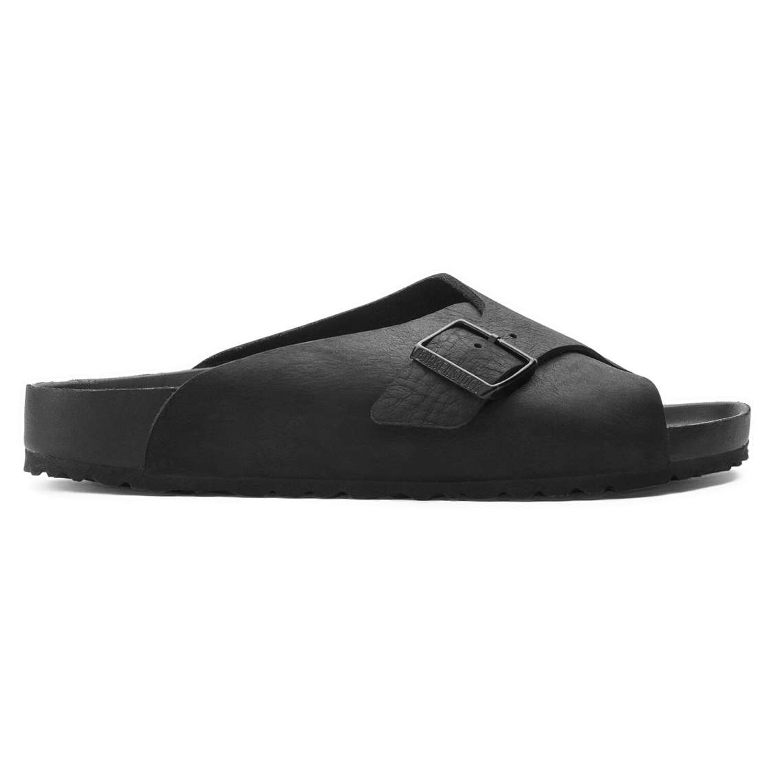 Birkenstock Arosa Leather Two Strap Sandals Black | 5y7RoSL3dur