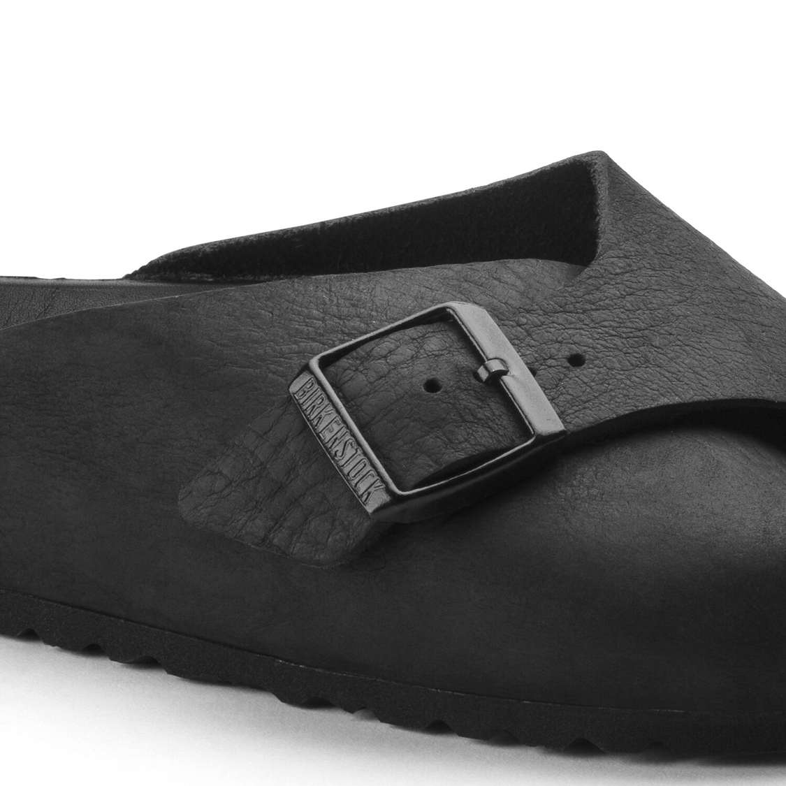 Birkenstock Arosa Leather Two Strap Sandals Black | 5y7RoSL3dur