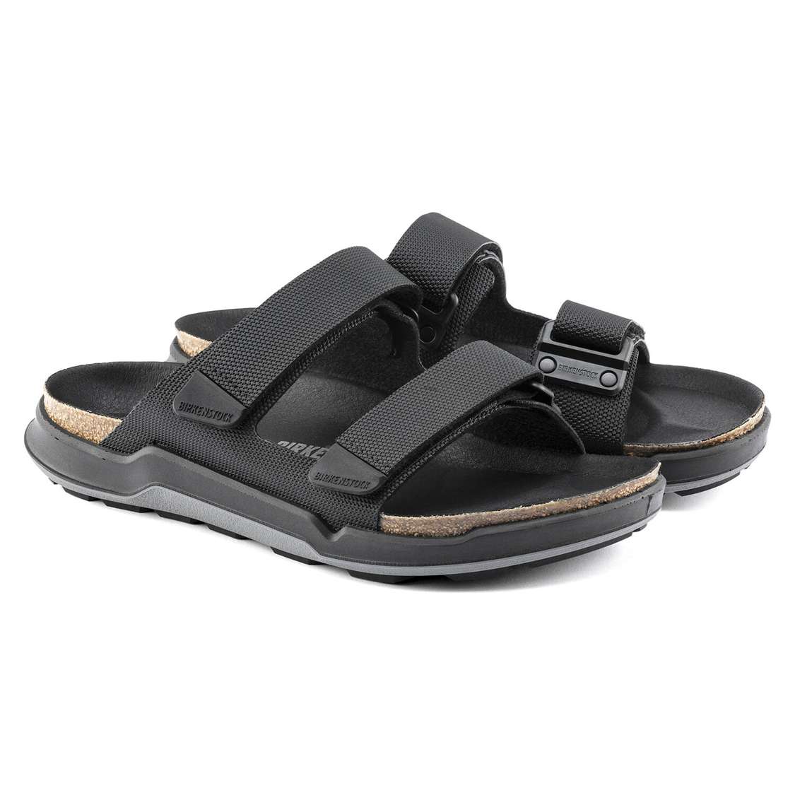 Birkenstock Atacama Birko-Flor Two Strap Sandals Black | aSgOBlbIMhn