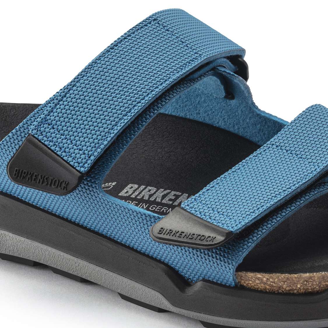 Birkenstock Atacama Birko-Flor Two Strap Sandals Blue | dFOKFSWm44d