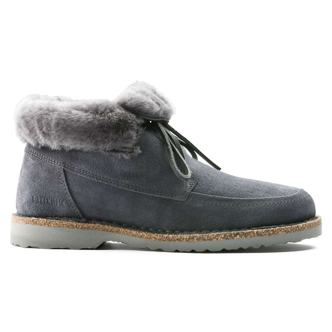 Birkenstock Bakki Suede Leather Boots Deep Grey | IUlUH7FZVMY