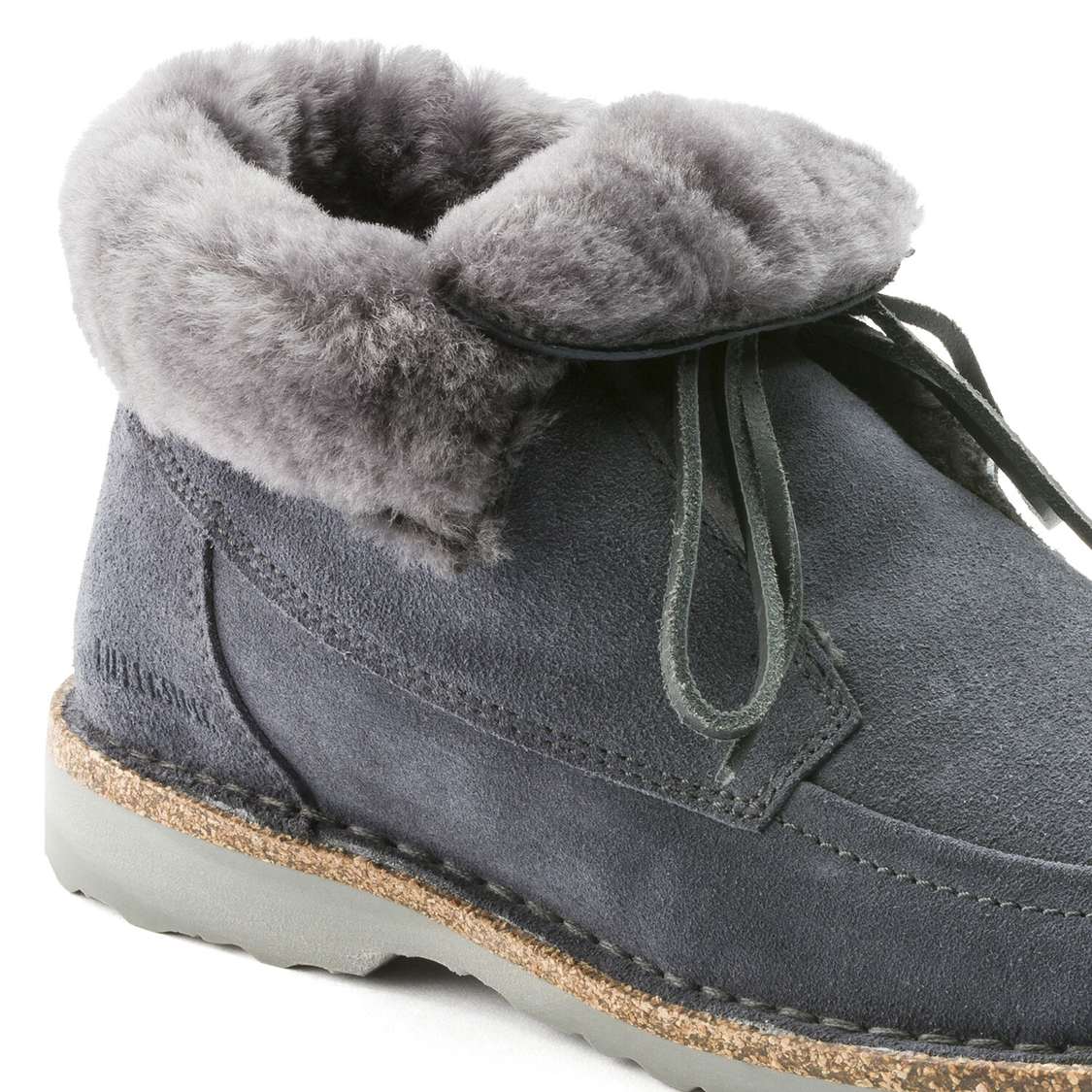 Birkenstock Bakki Suede Leather Boots Deep Grey | RCQxwLoYk1z