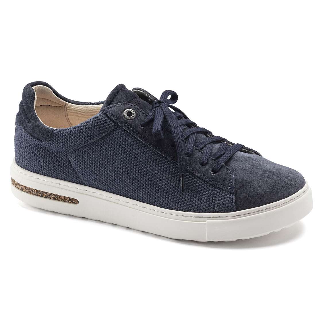 Birkenstock Bend Canvas/Suede Sneakers Blue | zkjGh9vMhBe