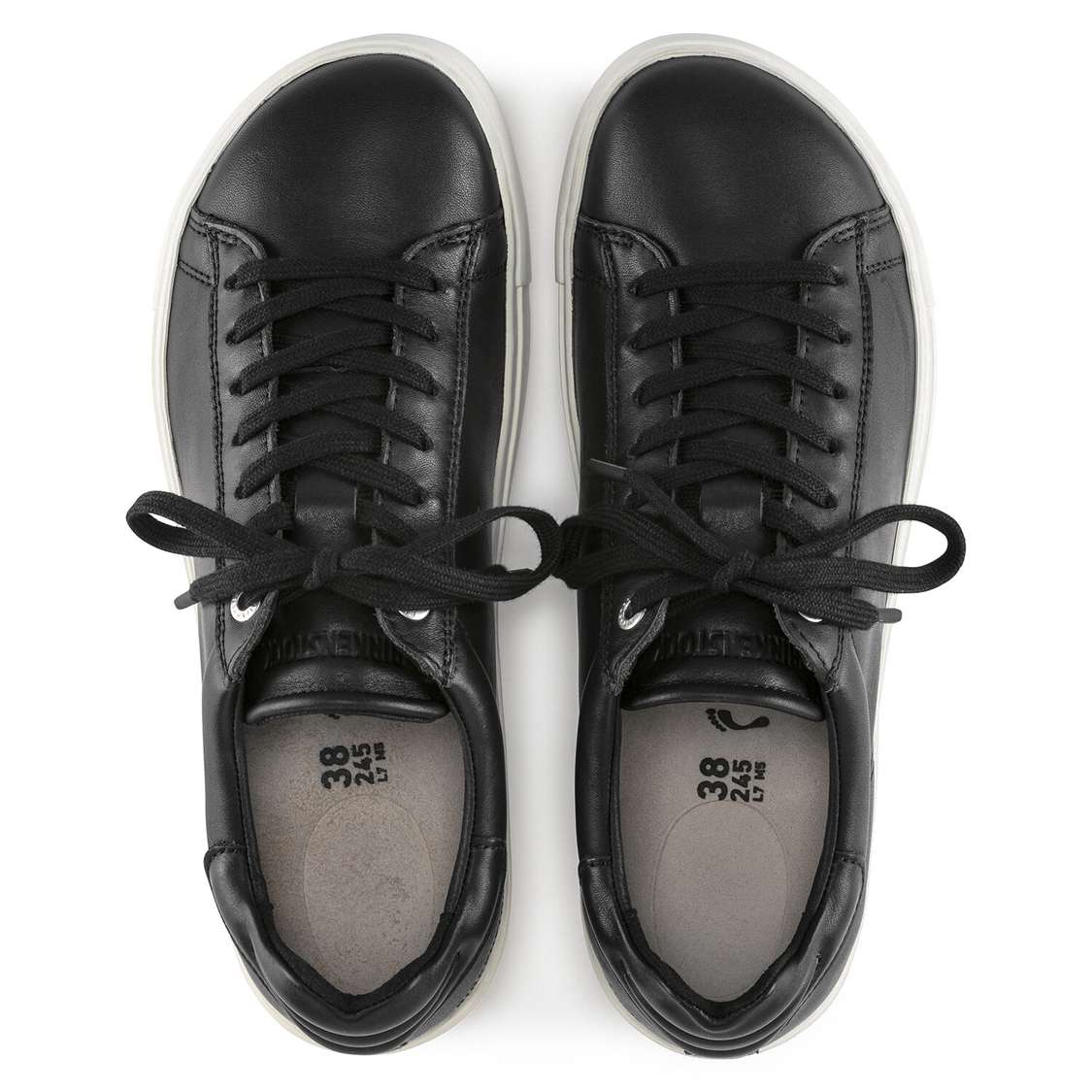 Birkenstock Bend Leather Lace Up Shoes Black | 9qH9biiyALh