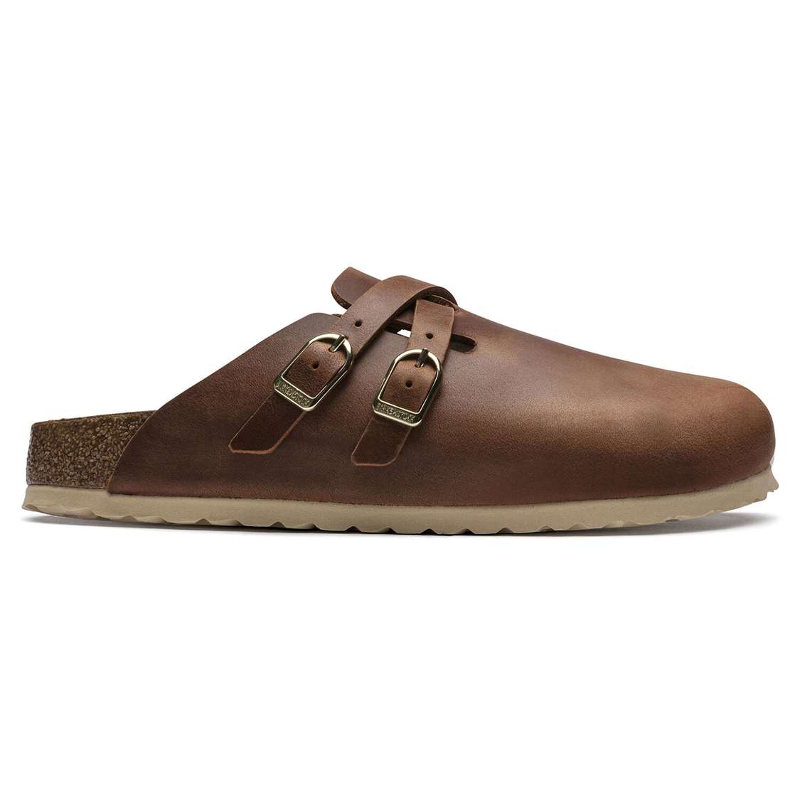 Birkenstock Blair Oiled Leather Clogs Brown | usbrRsyl6Jj