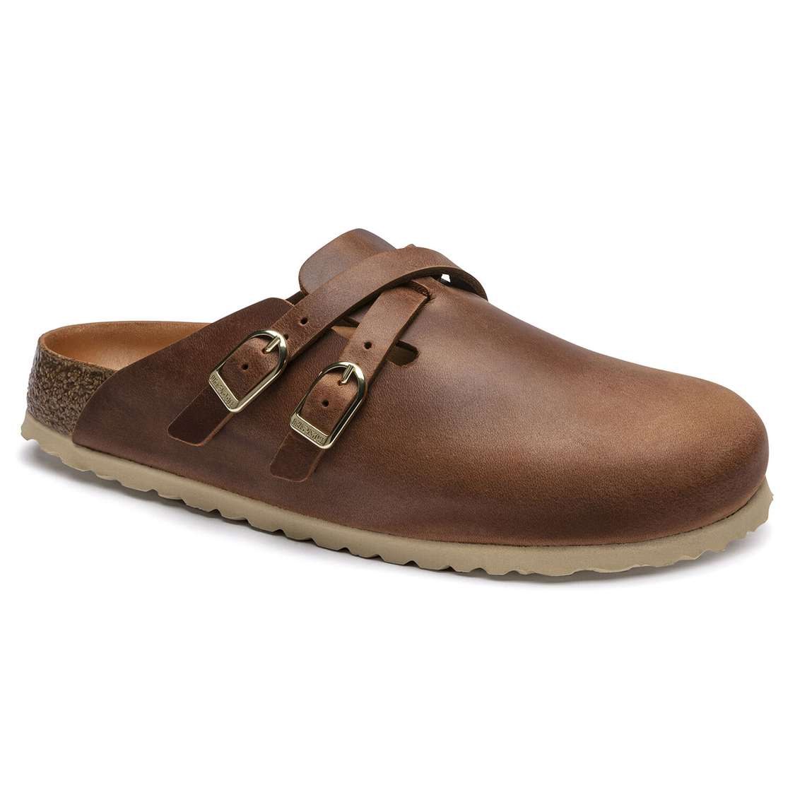 Birkenstock Blair Oiled Leather Clogs Brown | usbrRsyl6Jj