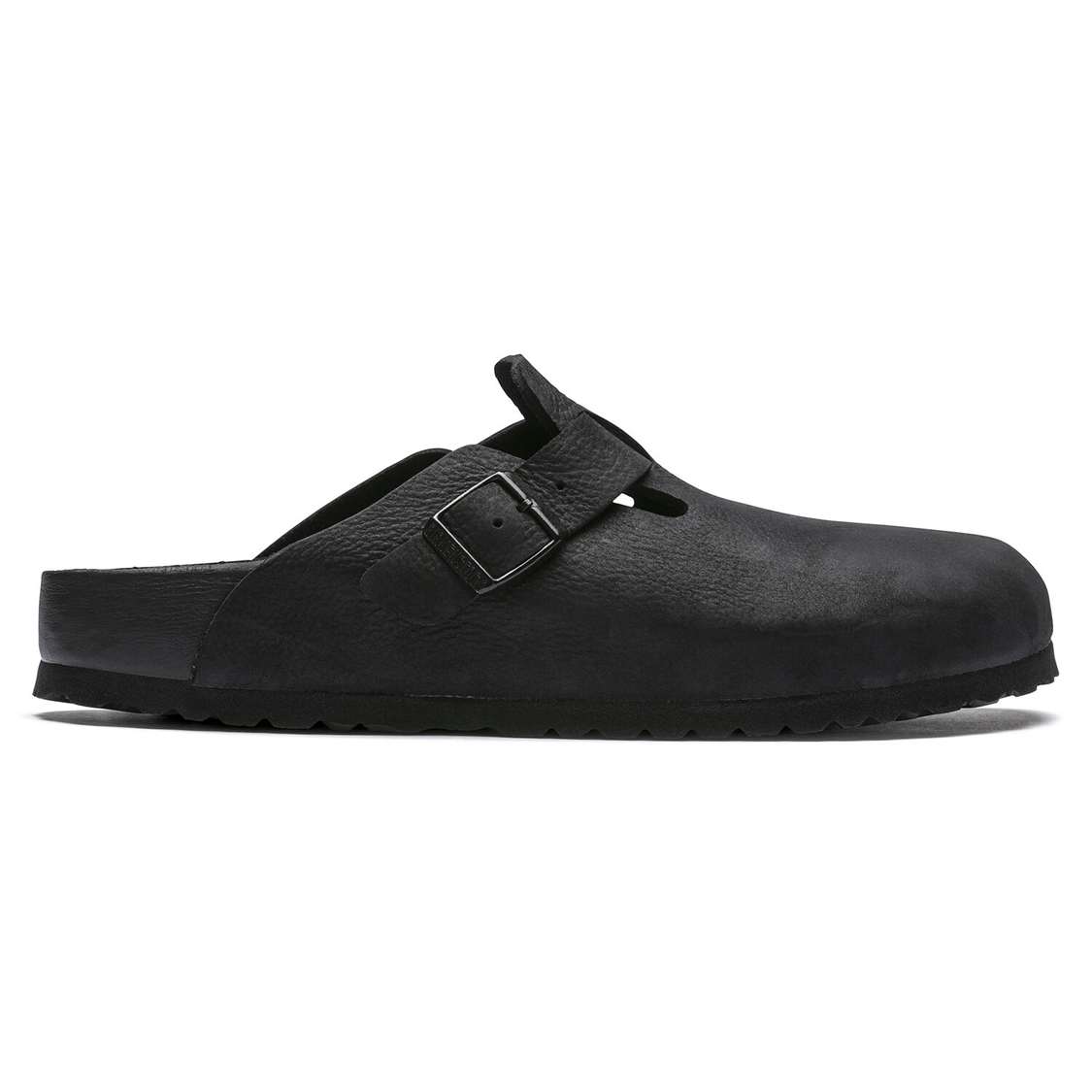 Birkenstock Boston Leather Clogs Black | zTY1uRRFx8x