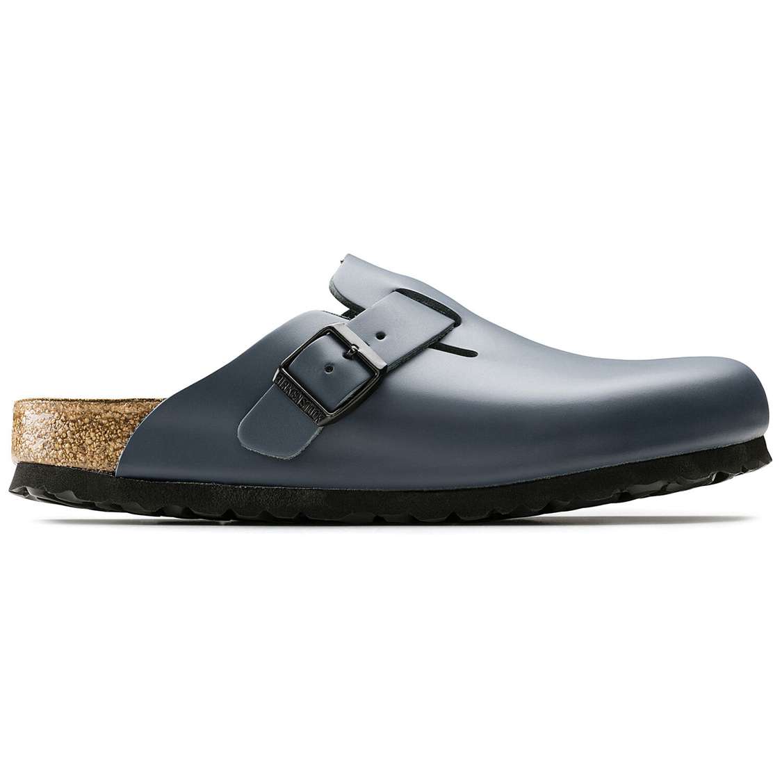 Birkenstock Boston Leather Clogs Blue | 8ji6BWgkkDu