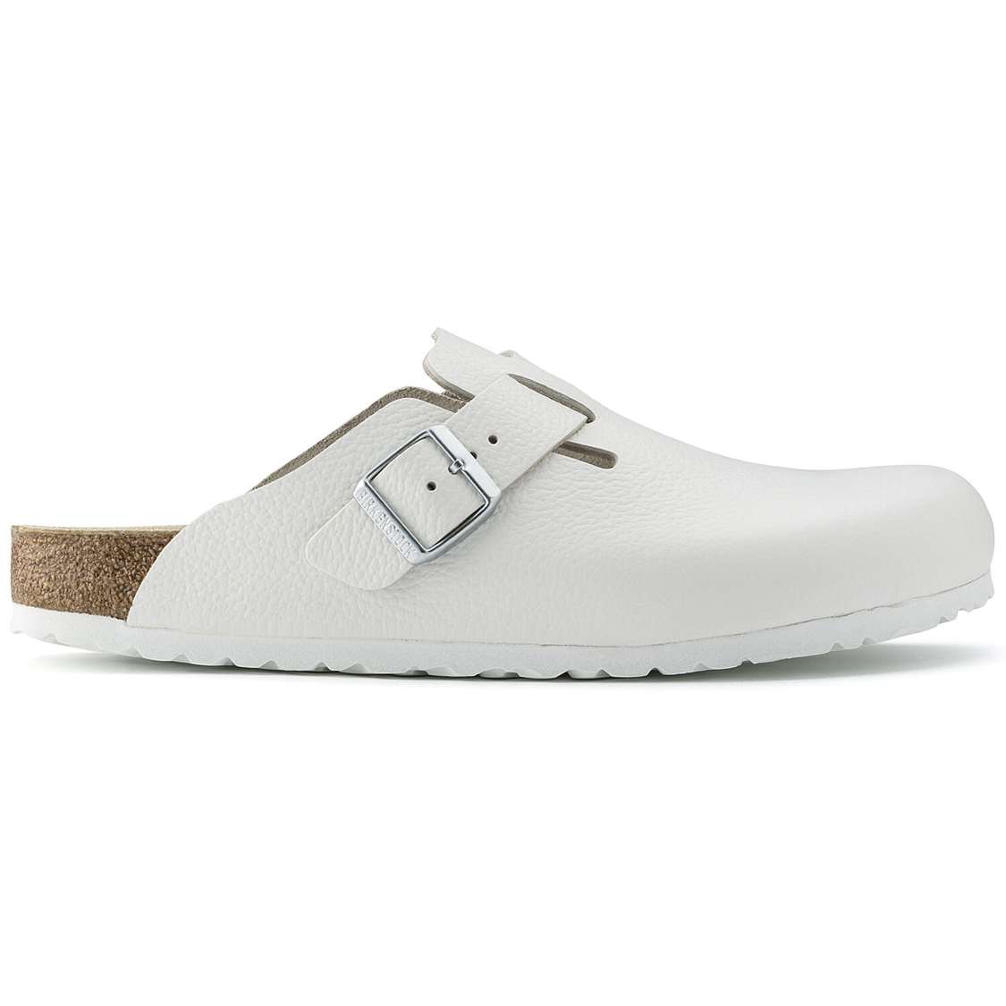 Birkenstock Boston Leather Clogs White | 6jKAFMGluMT