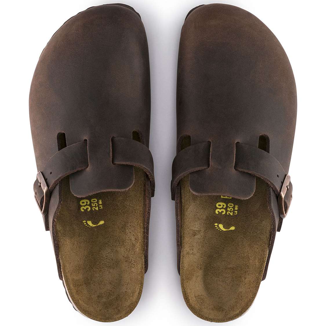 Birkenstock Boston Oiled Leather Clogs Brown | tSsOgMA2mLo