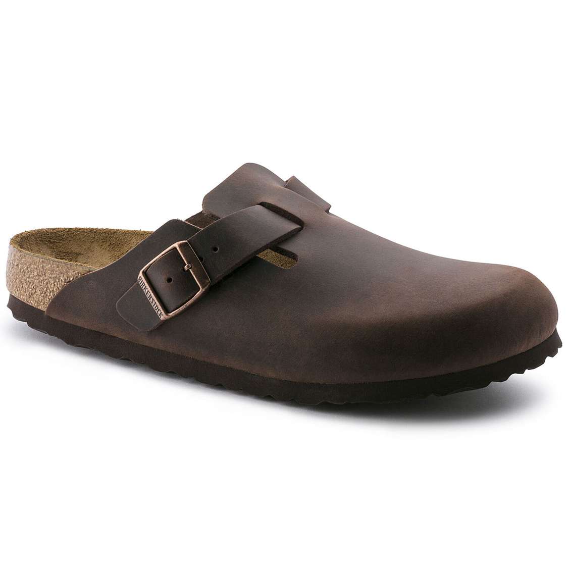 Birkenstock Boston Oiled Leather Clogs Brown | tSsOgMA2mLo