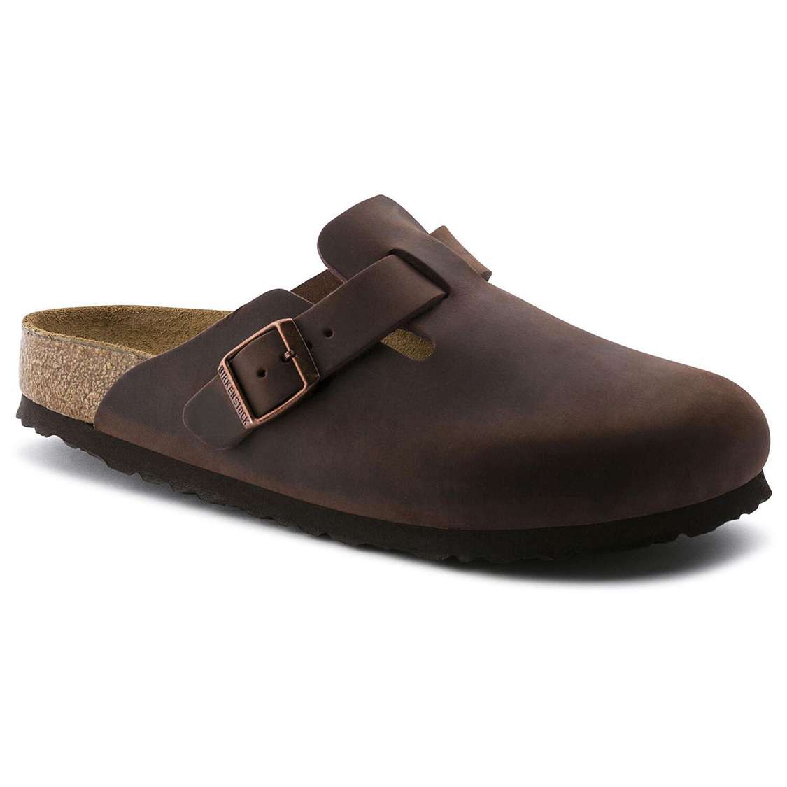 Birkenstock Boston Soft Footbed Oiled Leather Clogs Brown | 31zwNe4PX2J