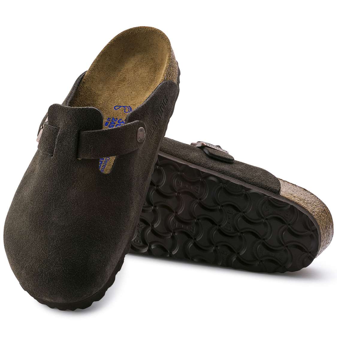 Birkenstock Boston Soft Footbed Suede Leather Clogs Yellow | yr1rPnIJpr6