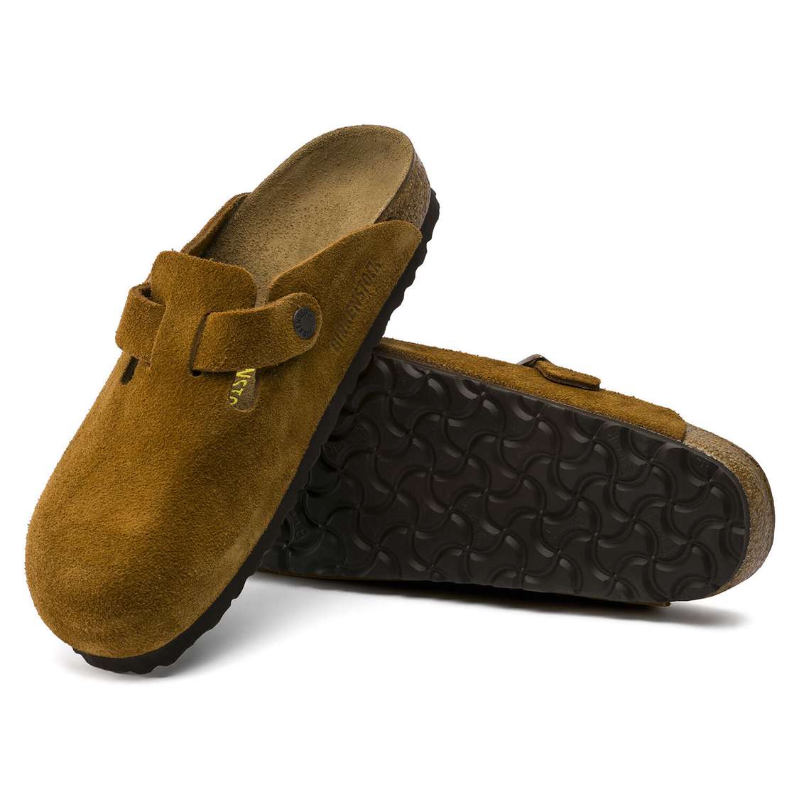 Birkenstock Boston Suede Leather Clogs Brown | dz32rfJ1JJl