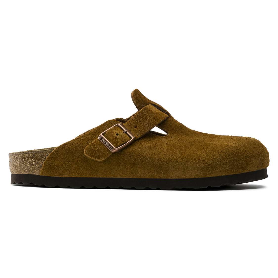 Birkenstock Boston Suede Leather Clogs Brown | dz32rfJ1JJl