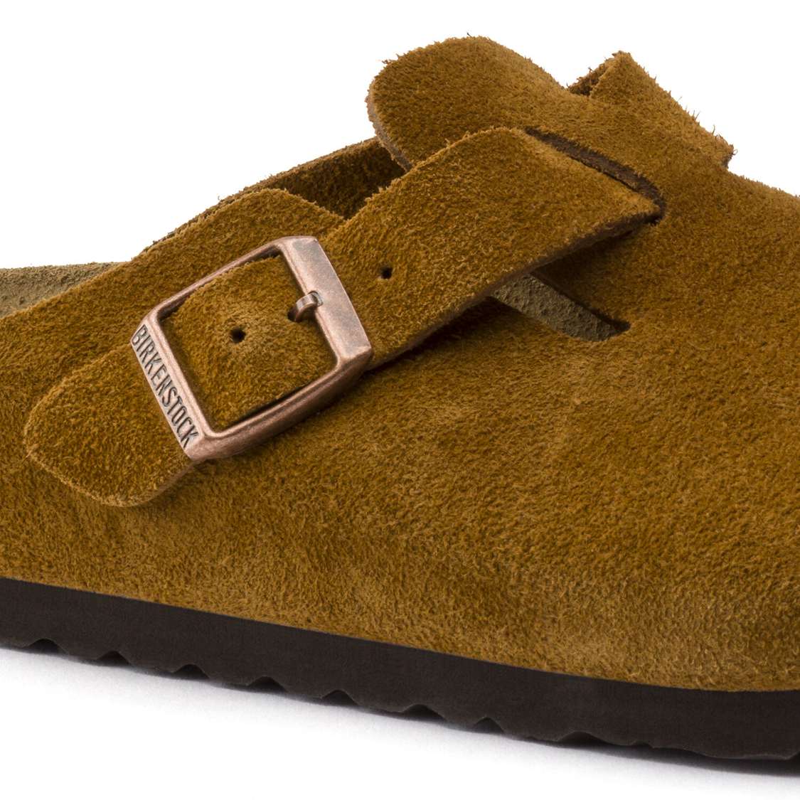 Birkenstock Boston Suede Leather Clogs Brown | dz32rfJ1JJl