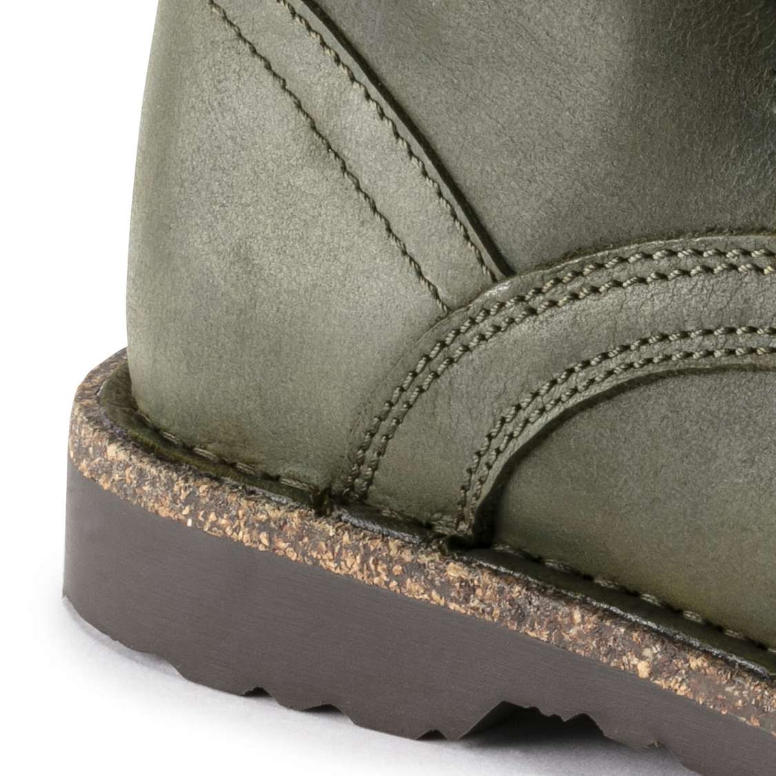 Birkenstock Bryson Shearling Oiled Nubuck Leather Boots Green | GaUNSuRcHsM