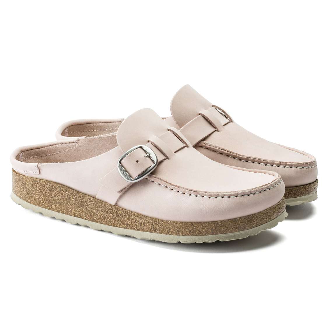 Birkenstock Buckley Nubuck Leather Clogs Rose | piRHII8AS7w