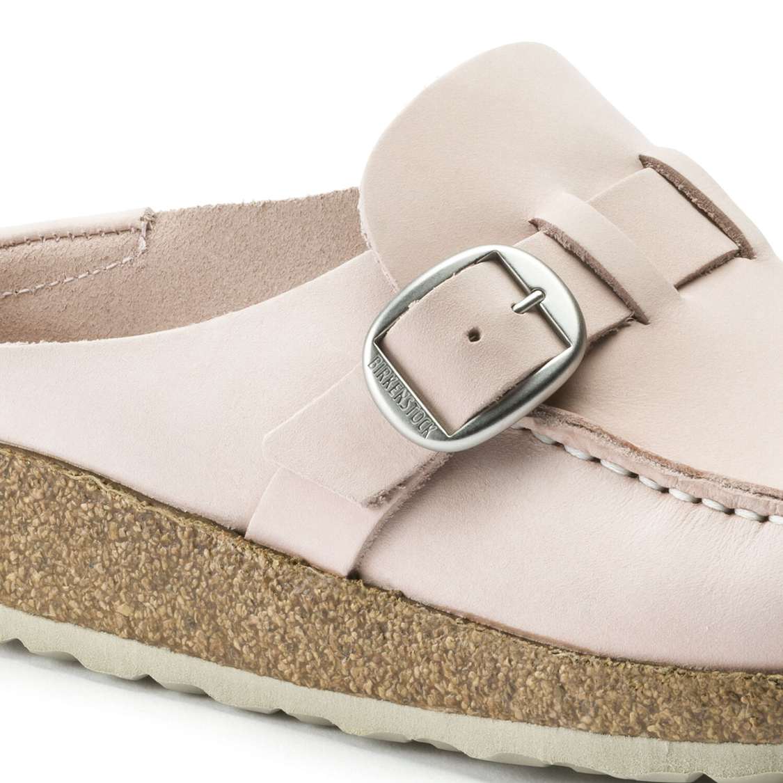 Birkenstock Buckley Nubuck Leather Clogs Rose | piRHII8AS7w