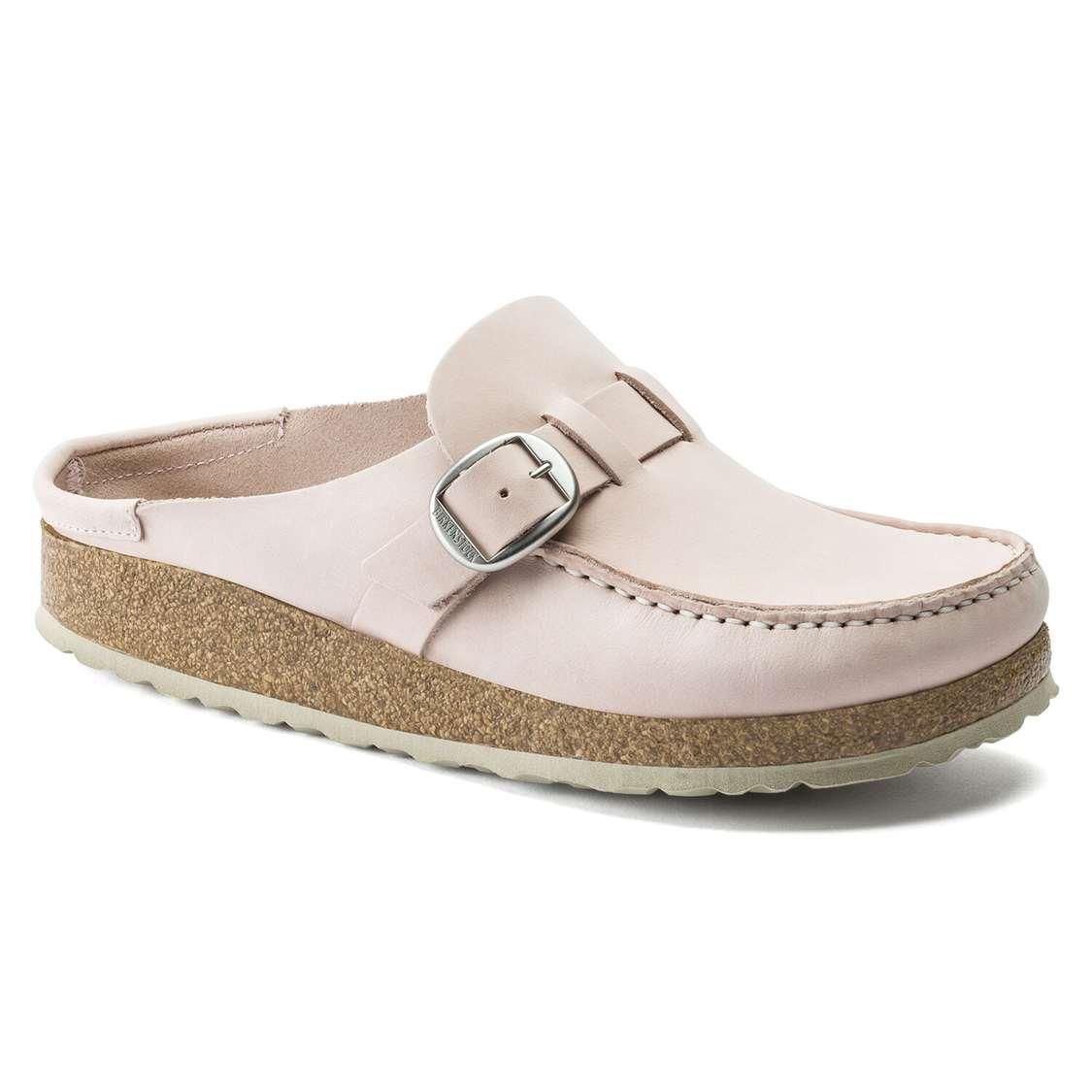 Birkenstock Buckley Nubuck Leather Clogs Rose | piRHII8AS7w