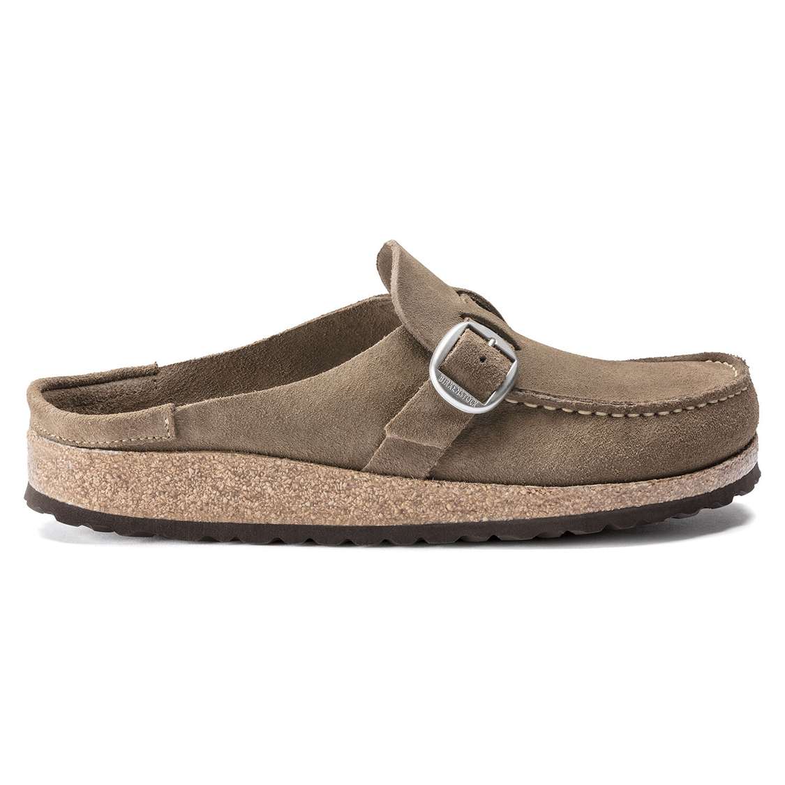 Birkenstock Buckley Suede Leather Clogs Grey | CFg27KYLarX