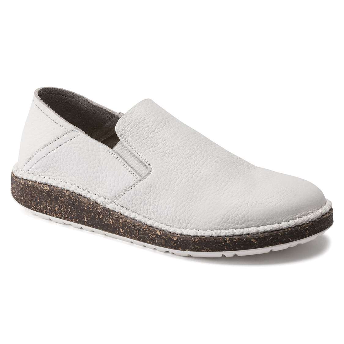 Birkenstock Callan Leather Low Shoes White | LaNZK5k87mp