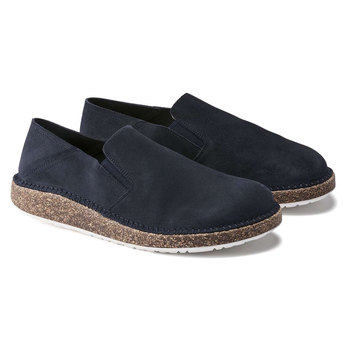 Birkenstock Callan Suede Leather Low Shoes Navy | EqUBkT8GsoU