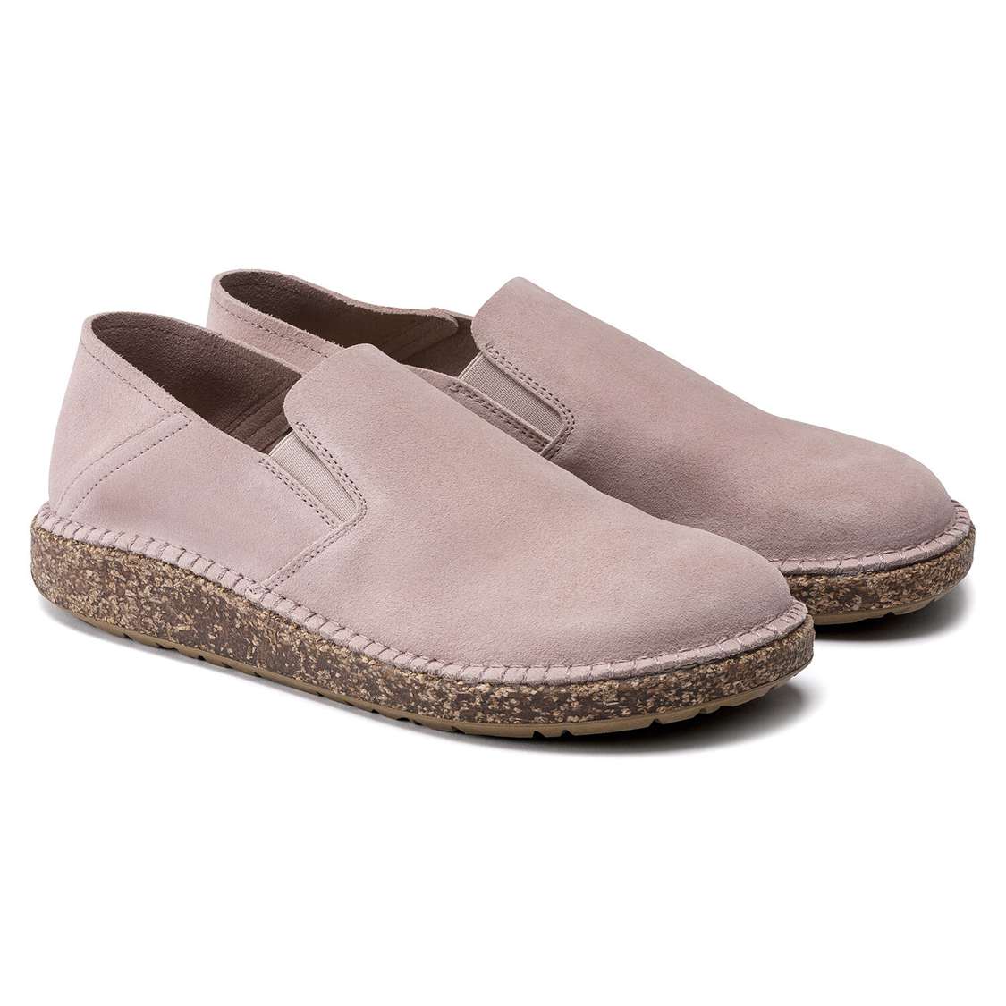 Birkenstock Callan Suede Leather Low Shoes Pink | wiTkWxz22w4