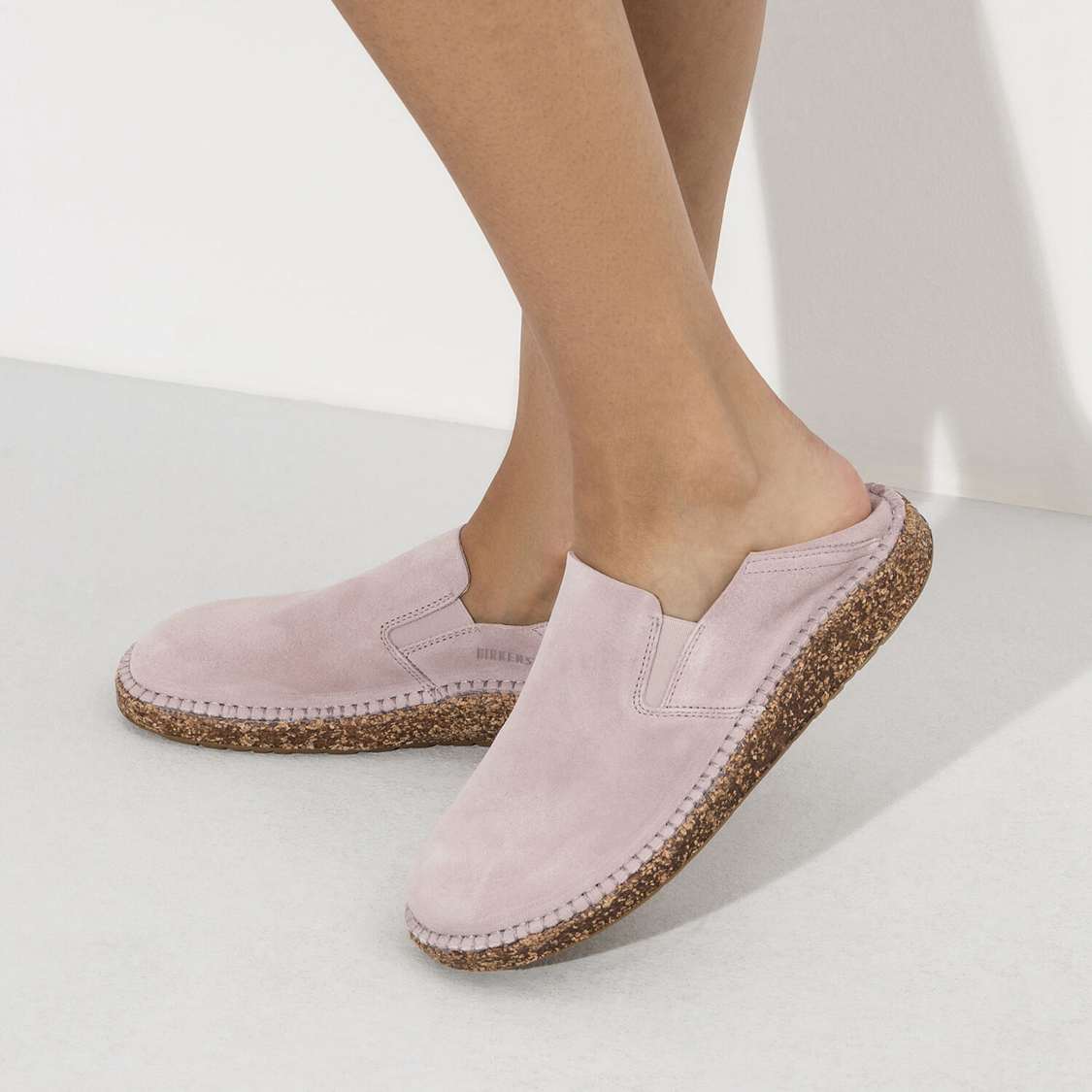 Birkenstock Callan Suede Leather Low Shoes Pink | wiTkWxz22w4