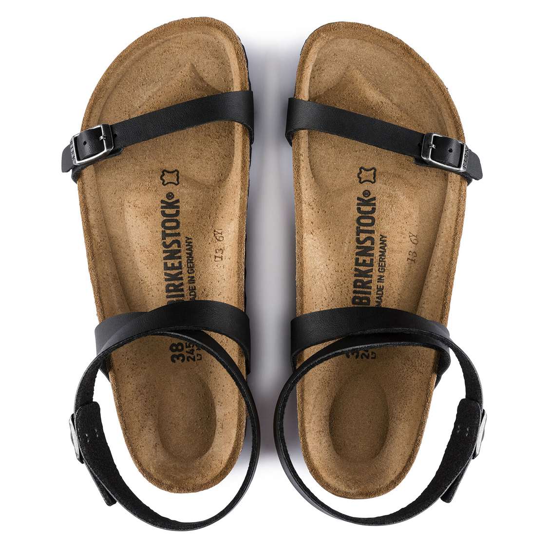 Birkenstock Daloa Birko-Flor Back Strap Sandals Black | bukEur6bRXX