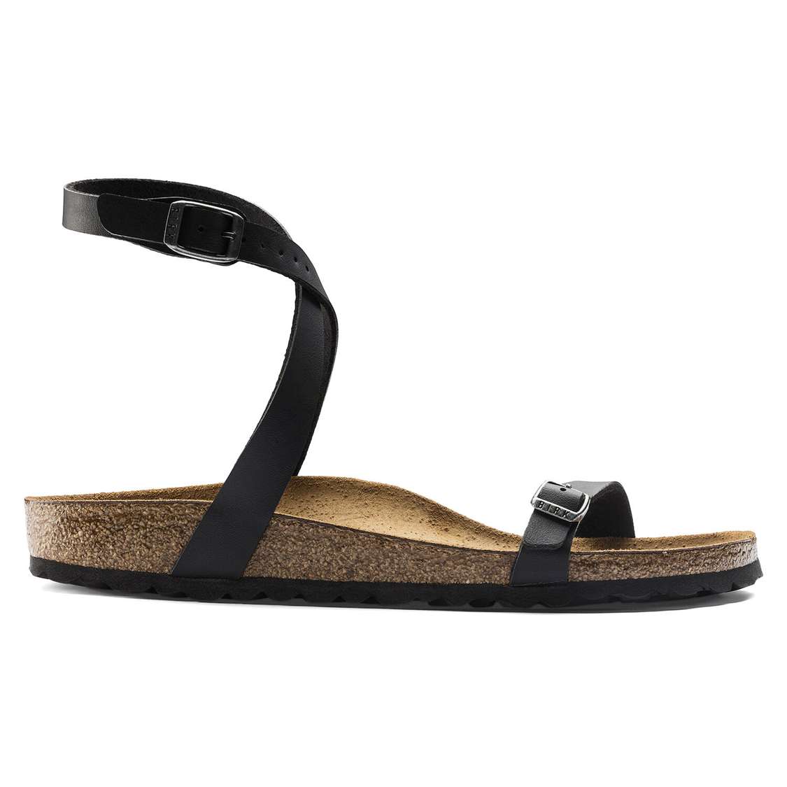 Birkenstock Daloa Birko-Flor Back Strap Sandals Black | bukEur6bRXX