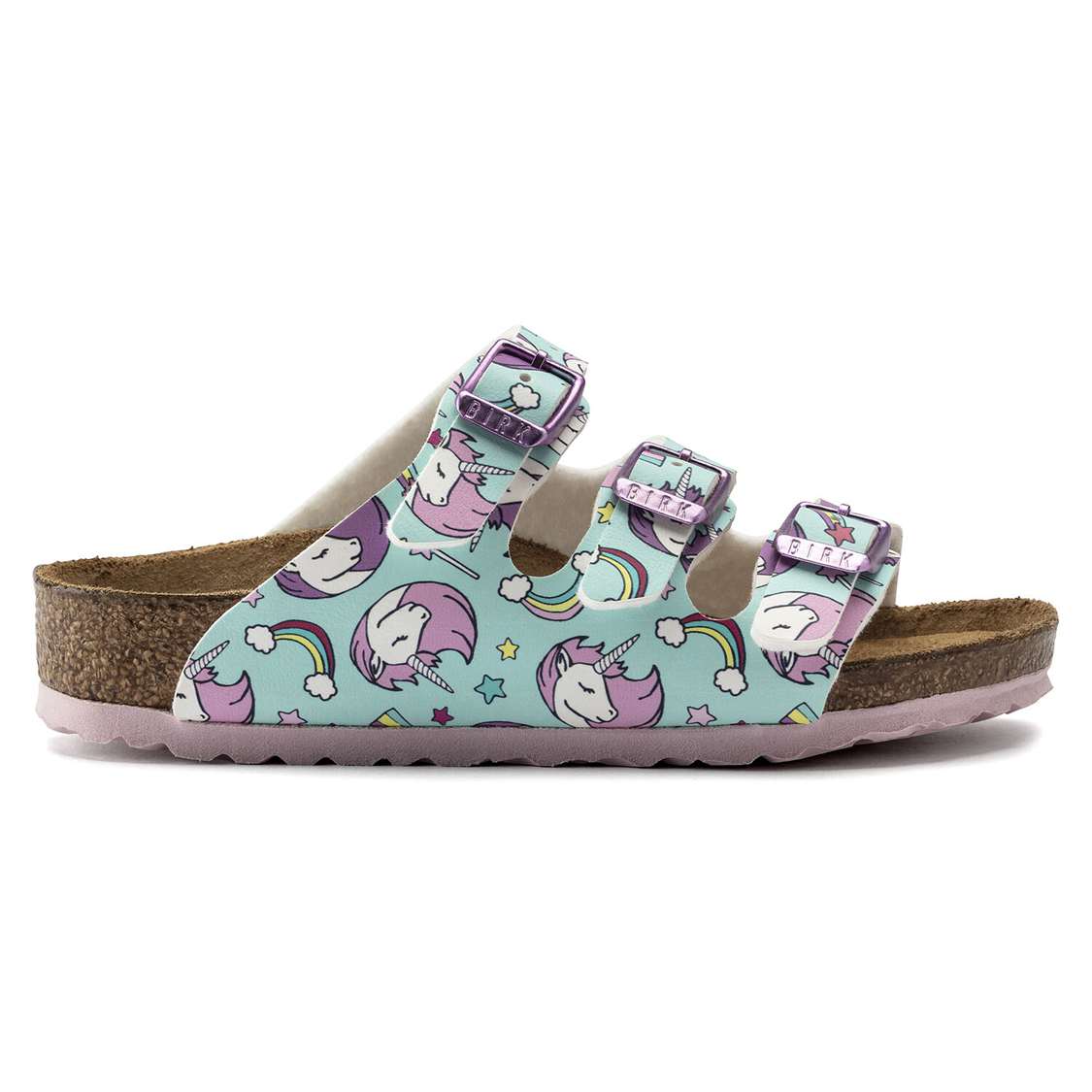 Birkenstock Florida Birko-Flor Girls Sandals Brown | cEIotUC2fey