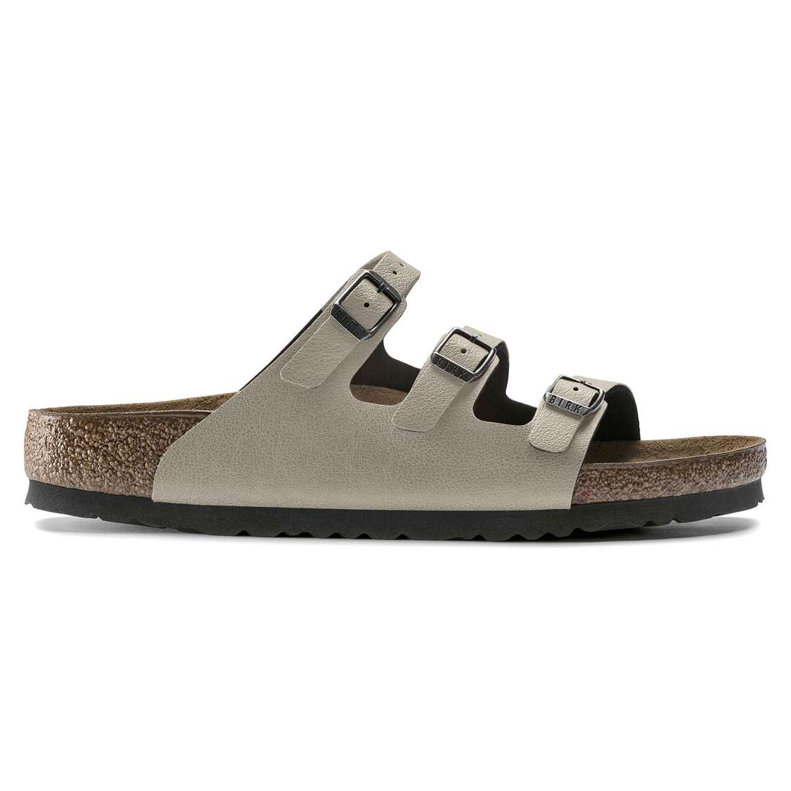 Birkenstock Florida Fresh Birko-Flor Multi Strap Sandals Grey | mHGLr4n54ZN