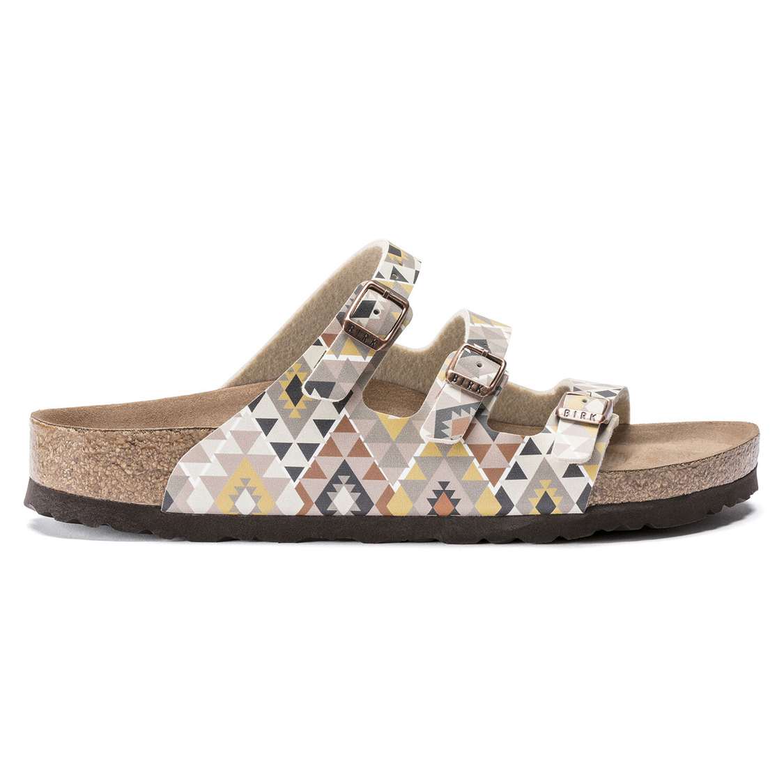 Birkenstock Florida Fresh Vegan Birko-Flor Multi Strap Sandals Brown | ZlmPqZttx2k