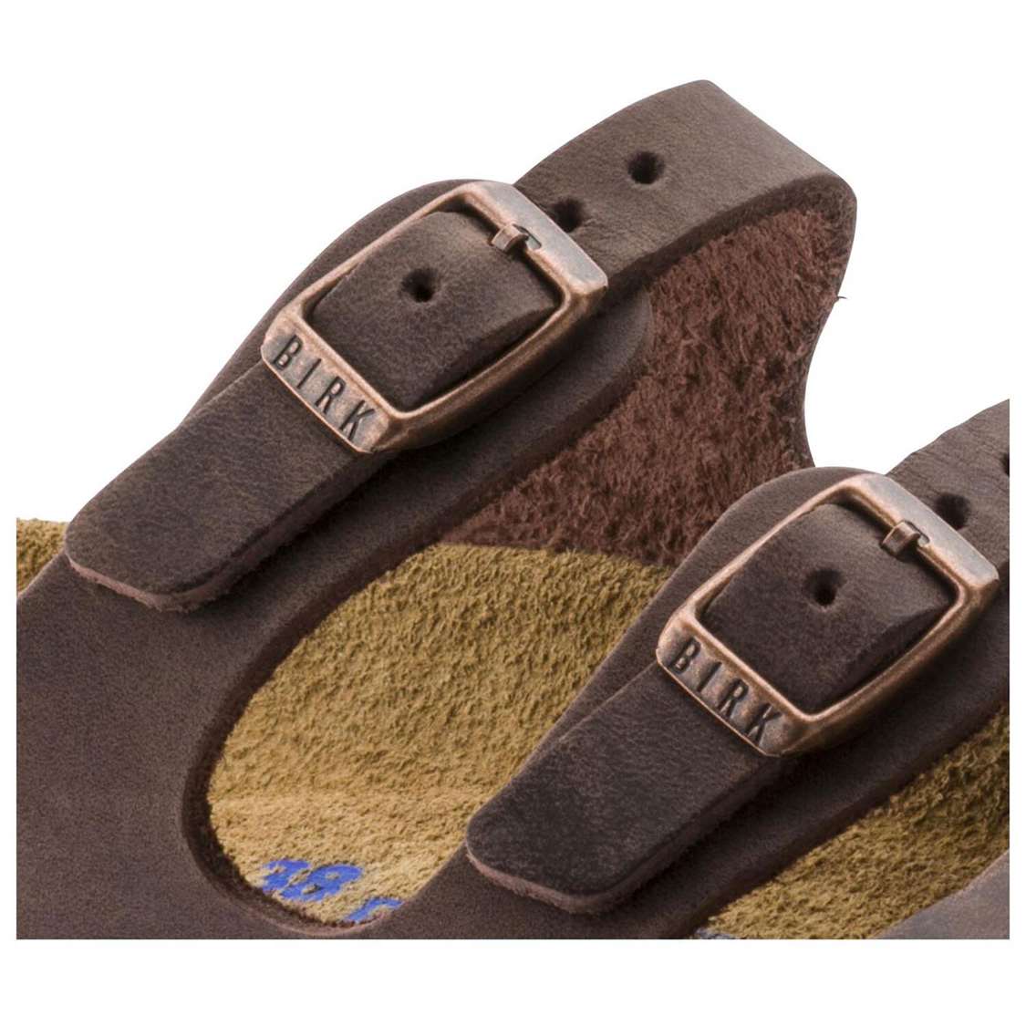 Birkenstock Florida Soft Footbed Oiled Leather Multi Strap Sandals Brown | bn9jdAAeLhQ