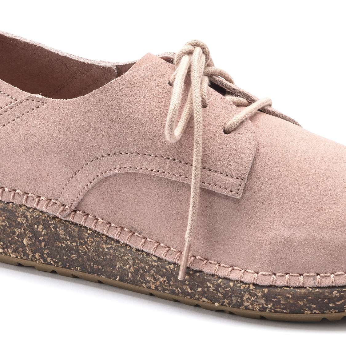 Birkenstock Gary Suede Leather Lace Up Shoes Pink | Lj9wrbcNQf5