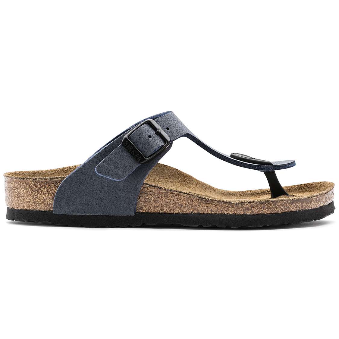 Birkenstock Gizeh Birkibuc Boys Sandals Navy | FuQA77IjbSl