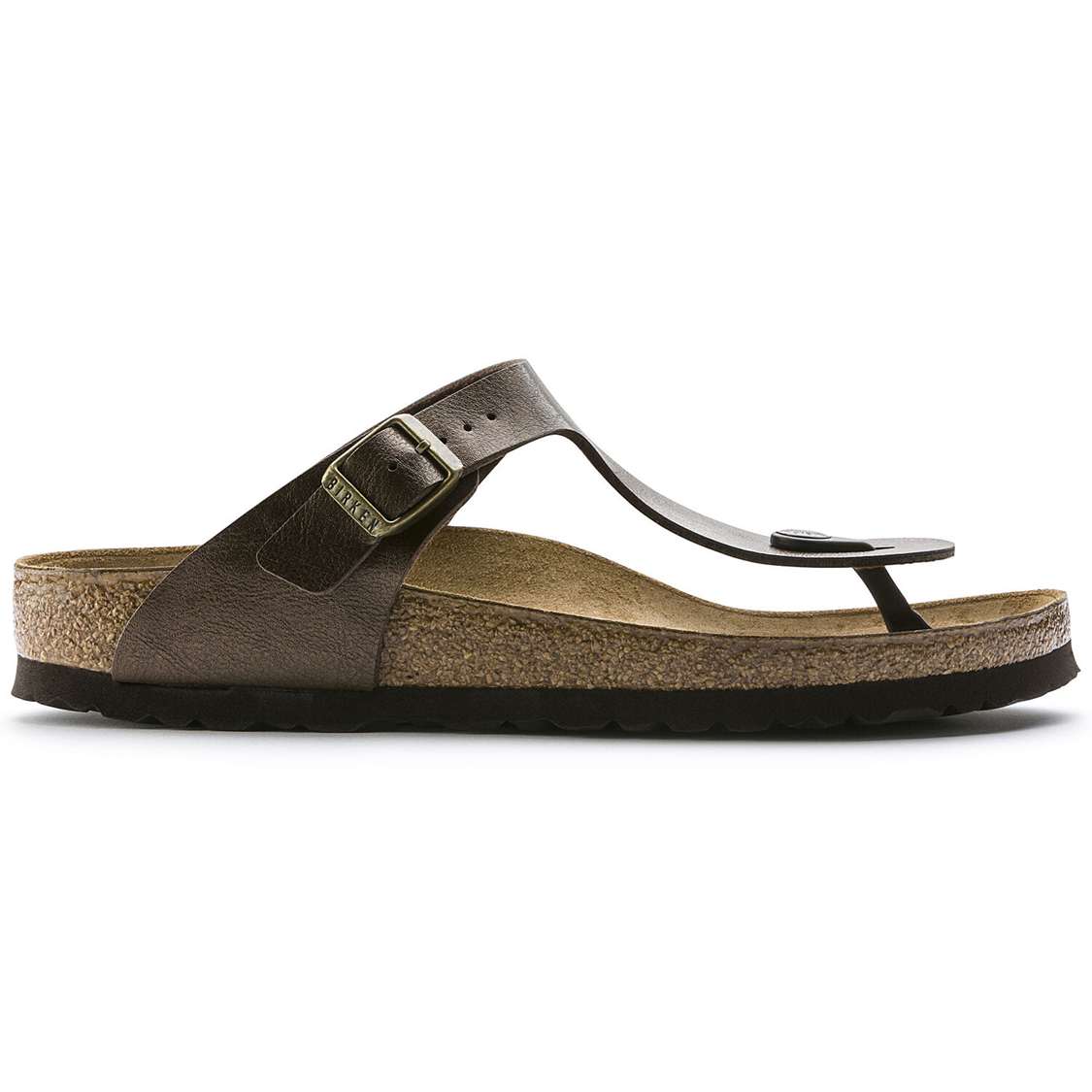 Birkenstock Gizeh Birko-Flor One Strap Sandals Yellow | UToAwPt5KII