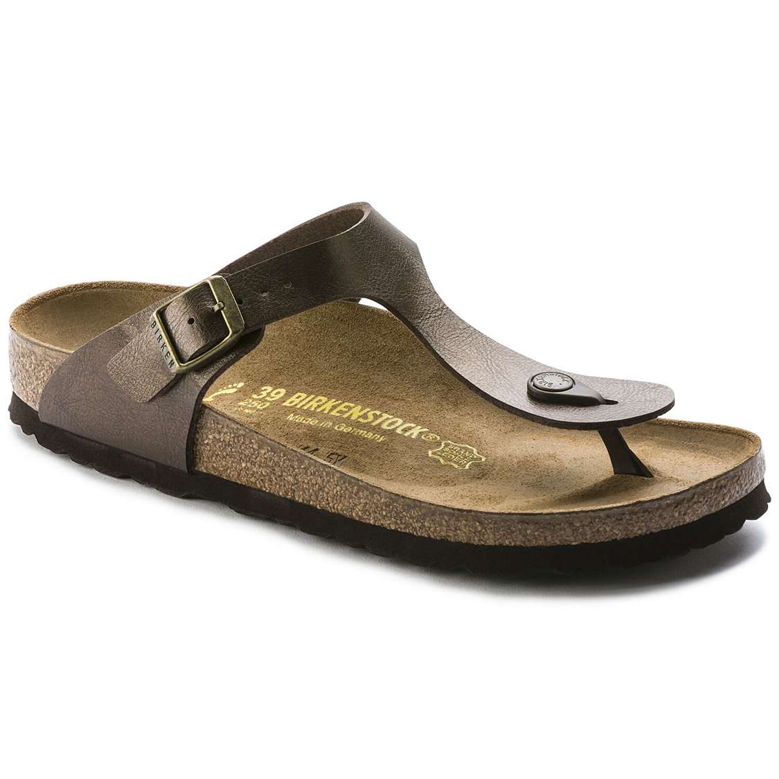 Birkenstock Gizeh Birko-Flor One Strap Sandals Yellow | UToAwPt5KII