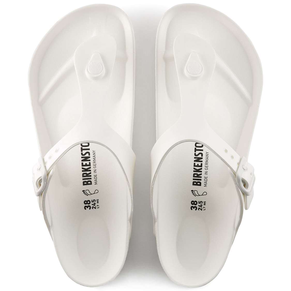 Birkenstock Gizeh Essentials EVA Water Friendly Sandals White | 2GH73UFgH3q