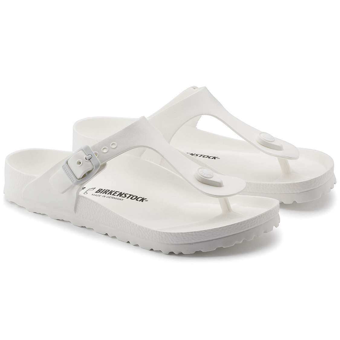 Birkenstock Gizeh Essentials EVA Water Friendly Sandals White | 2GH73UFgH3q