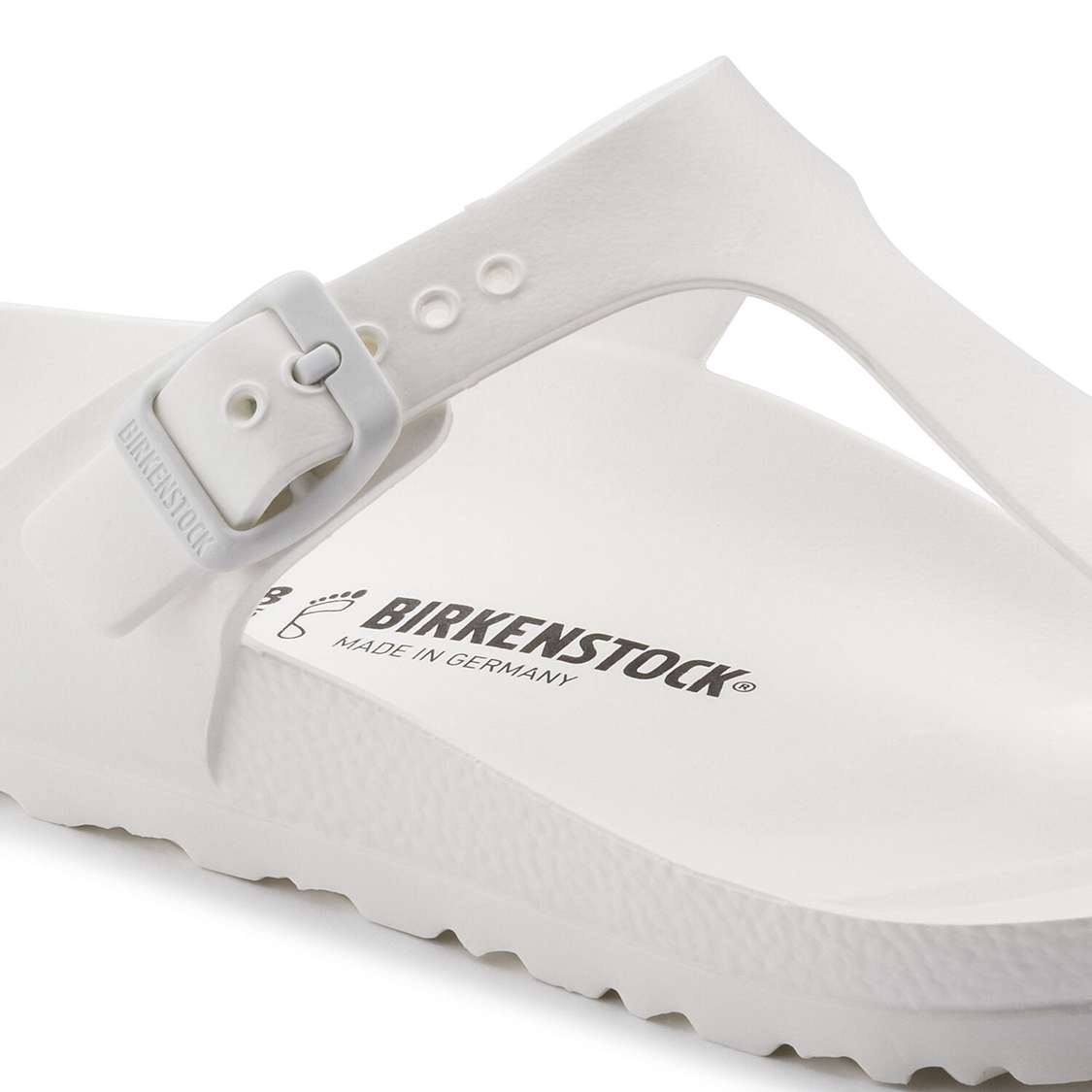 Birkenstock Gizeh Essentials EVA Water Friendly Sandals White | 2GH73UFgH3q