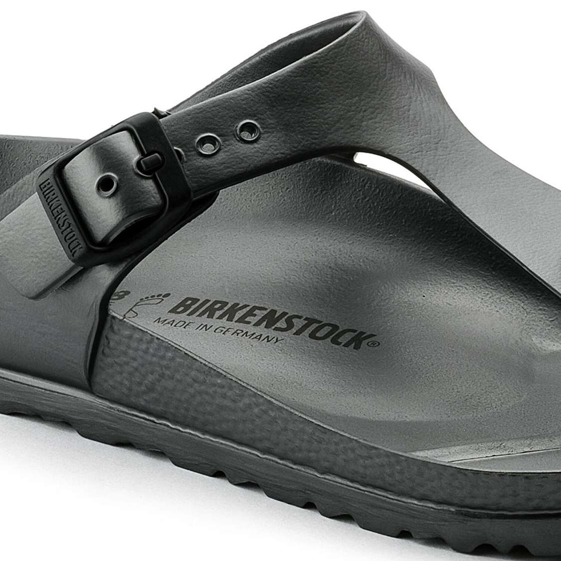 Birkenstock Gizeh Essentials EVA Water Friendly Sandals Dark Grey | AtTTJ9hGOIe