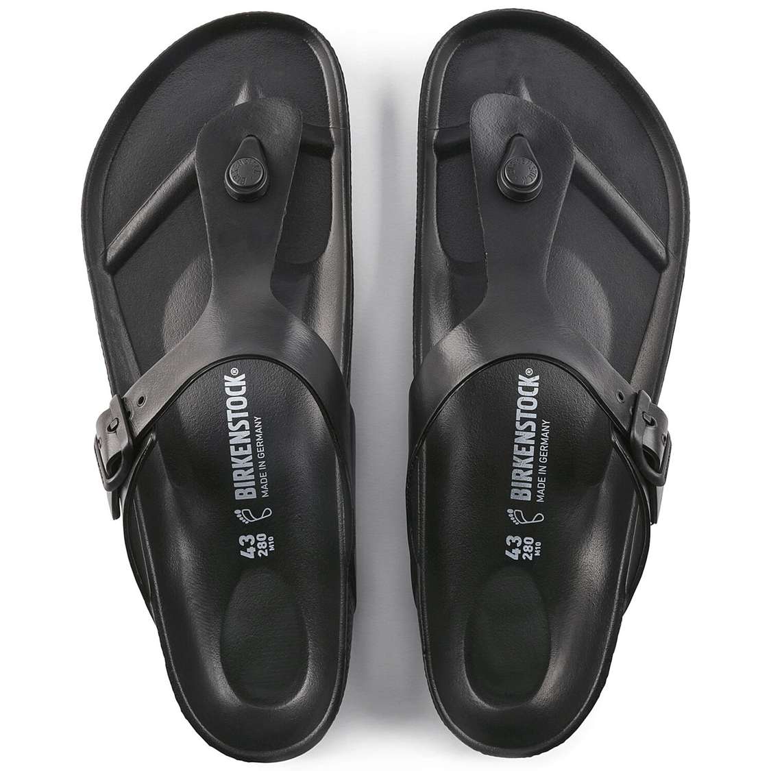 Birkenstock Gizeh Essentials EVA Water Friendly Sandals Black | B9ulqtsCPkb