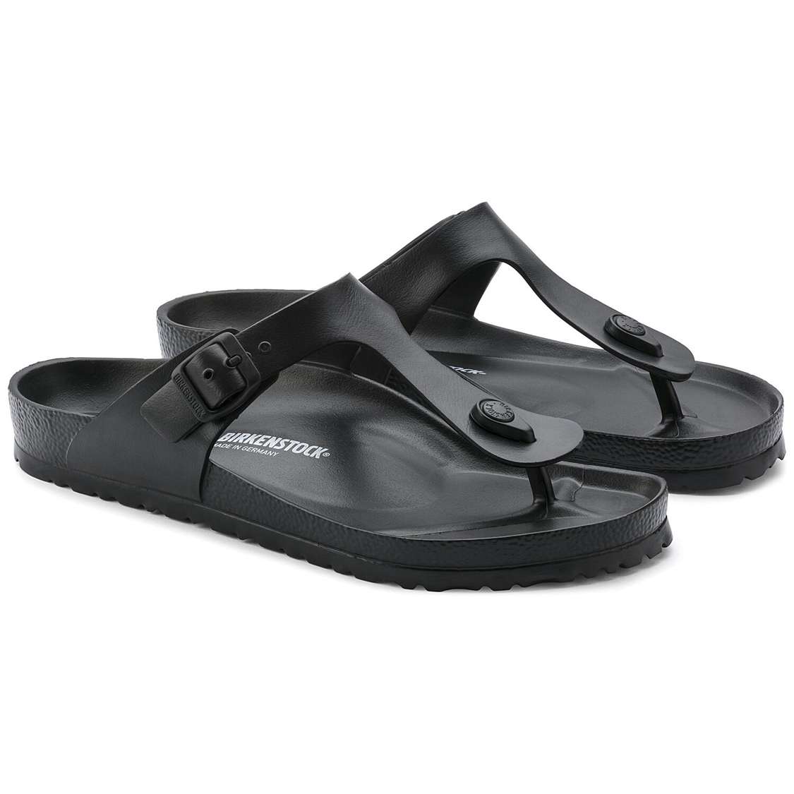 Birkenstock Gizeh Essentials EVA Water Friendly Sandals Black | B9ulqtsCPkb