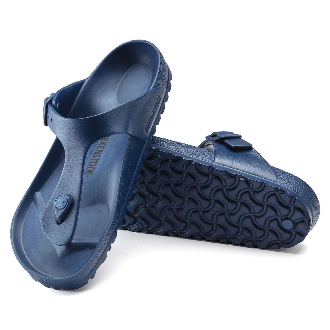 Birkenstock Gizeh Essentials EVA Water Friendly Sandals Navy | INOhaLnYCka