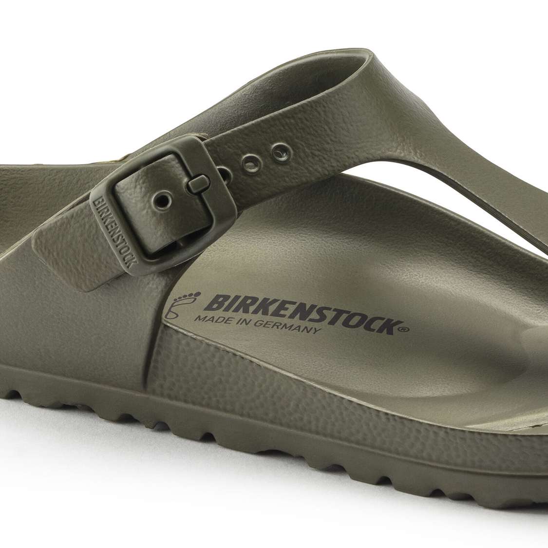 Birkenstock Gizeh Essentials EVA Water Friendly Sandals Khaki | Ks2meyJQoJ1